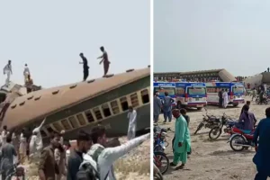 Death toll rises as 30 killed and 90 injured following train derailment in Pakistan