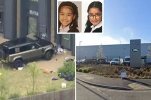 Activists destroy Land Rover tyres in ‘retaliation’ for two girls killed after car crashed into their school party