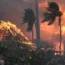 The hall of historic Waiola Church in Lahaina and nearby Lahaina Hongwanji Mission are engulfed in flames