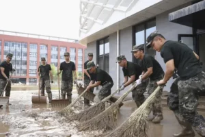 Mudslide kills at least two in China as Khanun strikes north-east