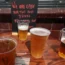 Takeaway pints of beer outside a pub