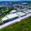 An aerial view of the Tunstall Arrow development in Stoke-on-Trent