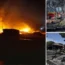 The wildfire erupted between Saint-Andre near the Spanish border and the resort of Argeles-sur-Mer along the Mediterranean coast