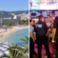 File photos of police in Magaluf