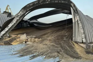 Russia hits Ukrainian grain depots as foreign ship attempts Black Sea corridor