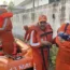 Rescue workers