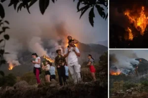 Tenerife wildfire that has forced thousands to flee their homes ‘is out of control’