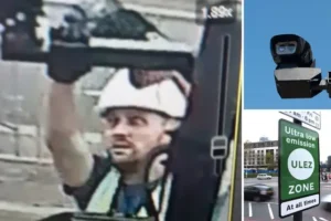 Police hunt man in hard hat and high-vis over Ulez camera theft in crackdown on so-called Blade Runners