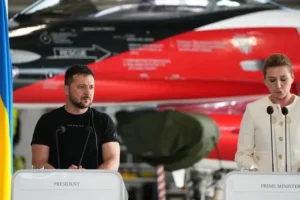 Denmark joins Netherlands in offering F-16 jets to Ukraine as Zelensky visits