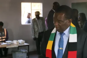 Polls open in Zimbabwe as president known as ‘the crocodile’ seeks second term