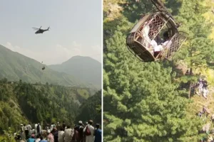 Pakistan cable car owner arrested by police on endangerment and negligence charges