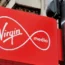 A shop sign for Virgin media in central London.