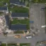 Crews clean up around devastated homes after the storm hit on Thursday night