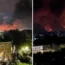 Four military aircraft were damaged in Pskov, Russia has said