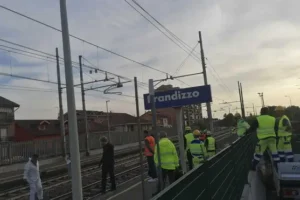 Five railway workers killed by train at Italian station