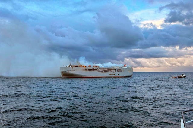 The fire has sparked concern about the environmental impact
