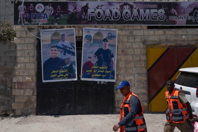 8413ae8278834528b6ed91c99dda7819 Posters of dead Palestinians