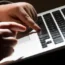 A child on a laptop