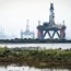 Oil rigs in the Cromarty Firth