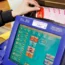 National Lottery terminal in a shop