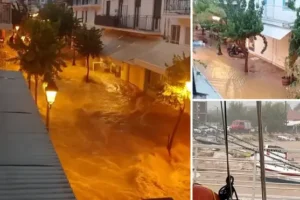 Hundreds of Brits left stranded after popular Greek holiday island hit by ‘biblical’ storm
