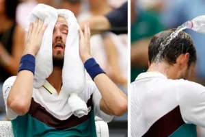 A player is ‘going to die’: Tennis star Medvedev sounds alarm at US Open during ’35C’ humid match