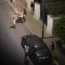 People take shelter outside their homes after an earthquake in Rabat