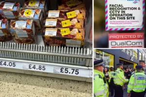 Everyday goods like butter and coffee locked away in secure cases in stores as shoplifting epidemic bites