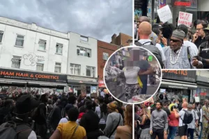 Shopkeeper denies choking woman he accused of shoplifting after huge protest erupts in Peckham