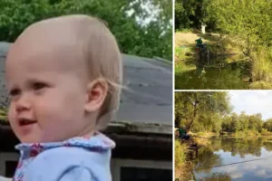 Girl, 2, found dead in Kingsley pond yards from home named – as woman held on suspicion of murder