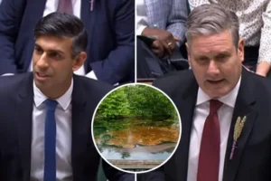 Rishi Sunak slams ‘flip-flopping’ Keir Starmer as Labour leader opposes plan to scrap eco rule to boost housebuilding