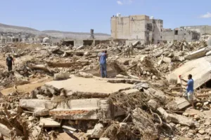 Libya buries thousands after deadly floods as search teams look for survivors