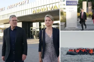 ‘Treat traffickers like terrorists’: Sir Keir Starmer outlines plan to deal with Channel migrant gangs on EU tour
