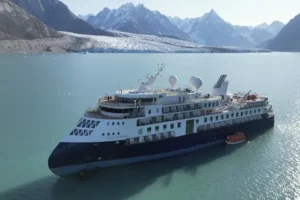 Covid cases reported on luxury cruise ship that ran aground off Greenland