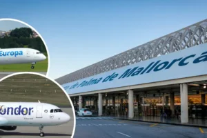 Two packed holiday planes collide on tarmac at Palma airport in Mallorca