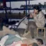 Children sleep in a shelter during shelling in Stepanakert in Nagorno-Karabakh