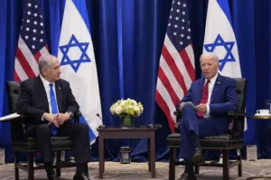 Biden says US Israeli relations are ‘ironclad’ in first meeting with Netanyahu