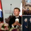 The royal pair attended the state banquet at the Palace of Versailles on Wednesday evening.