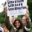 Striking support staff