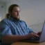 A man using a laptop