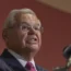 Bob Menendez speaks during a press conference on Monday