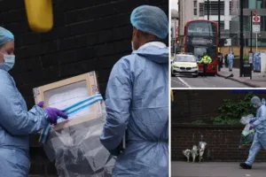 ‘Love note’ found at Croydon stabbing scene after girl, 15, killed when fight broke out ‘over flowers’ on bus