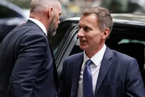 Jeremy Hunt admits he flew to Manchester Tory conference from London