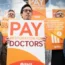 Junior doctors and consultants striking