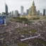 People gathered for the rally