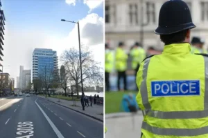 Man, 24, suffers life-threatening head injuries after being assaulted with metal pole near River Thames in Vauxhall