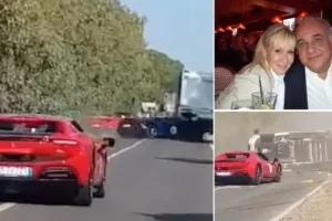 Pictured: Swiss couple who died in supercar tour horror crash when Ferrari smashed into Lamborghini
