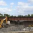 HS2 contractors excavate an area below a newly replaced section of the Aylsebury to Princes Risborough branch line track which will allow the high speed rail to pass underneath, during a tour of the c
