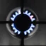 A domestic gas hob