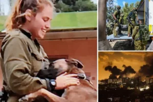 Israeli woman Inbar Lieberman, 25, hailed a hero for leading defence of Nir Am kibbutz against advancing Hamas